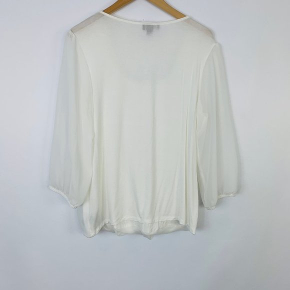 AB STUDIO SCOOP NECK BLOUSE - Picture 8 of 10